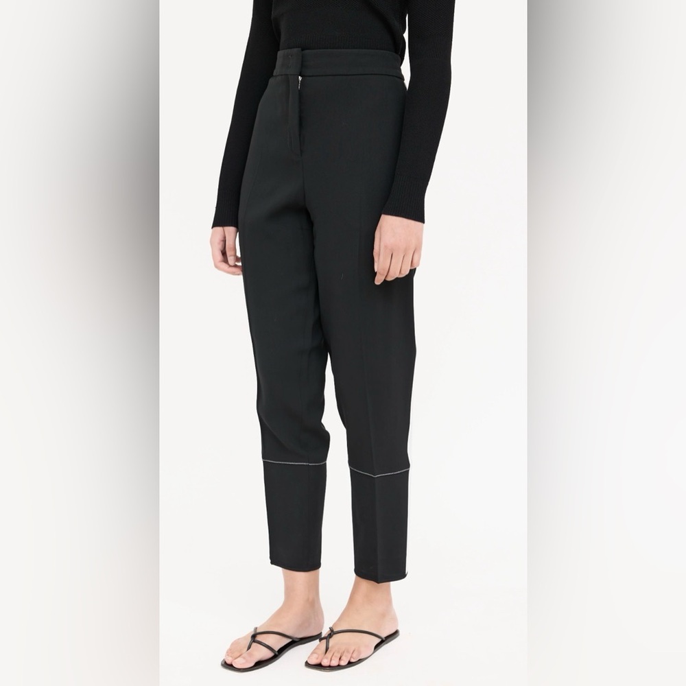 Proenza Schouler Black Cropped Trousers - Picture 1 of 10